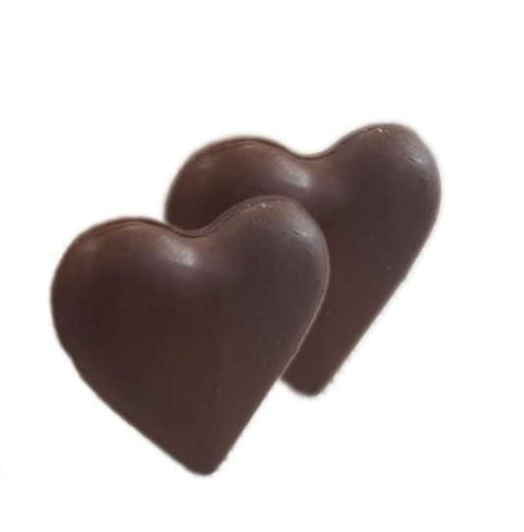 Heart Shaped Chocolate Mold, Clear Polycarbonate, Handmade Crafting