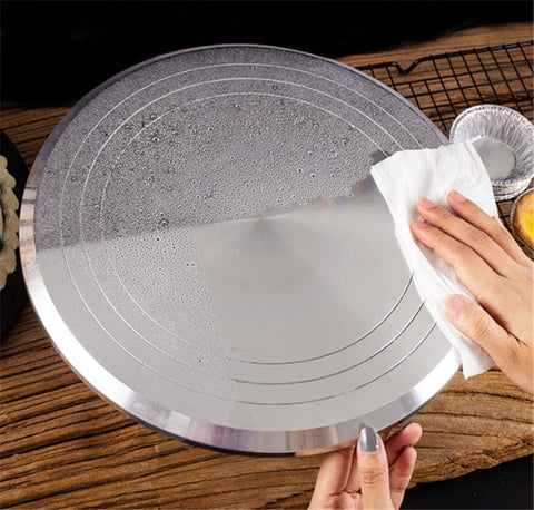 Senior Piping Turntable - Sturdy Aluminum 12 Inch (31cm) Cake Stand
