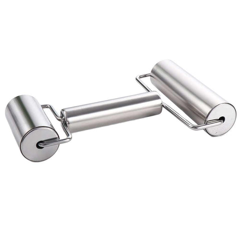 Stainless Steel Non-Stick Double-Headed Rolling Pin
