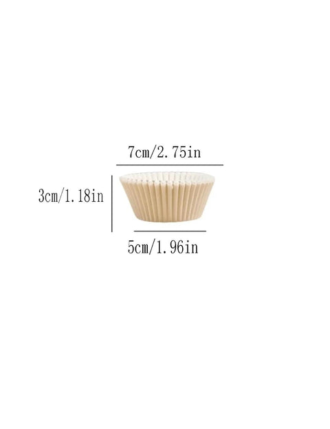 50-Piece Paper Baking Cups, Perfect for Cupcakes