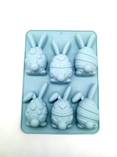 Chocolate Silicon Mold Easter Egg Bunny Nonstick Reusable