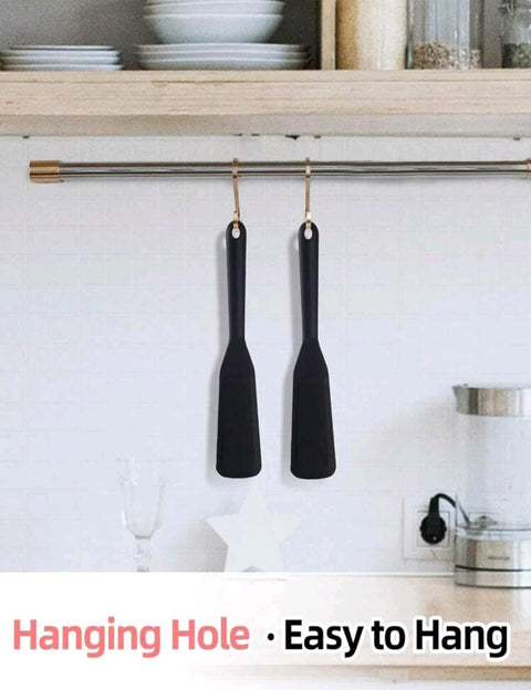 1PC Silicone Thin Spatula Omelet Spatula Turner for Fish & Eggs