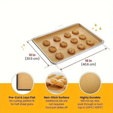 Paper Baking Sheet-Non-Stick Precut, 50pcs