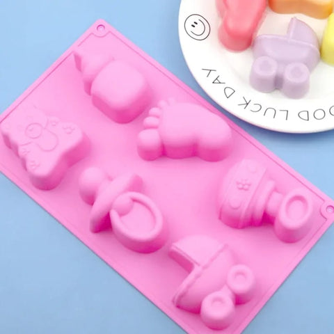 Baby Silicone Mold for Cake Decorating, DIY Fondant Tools