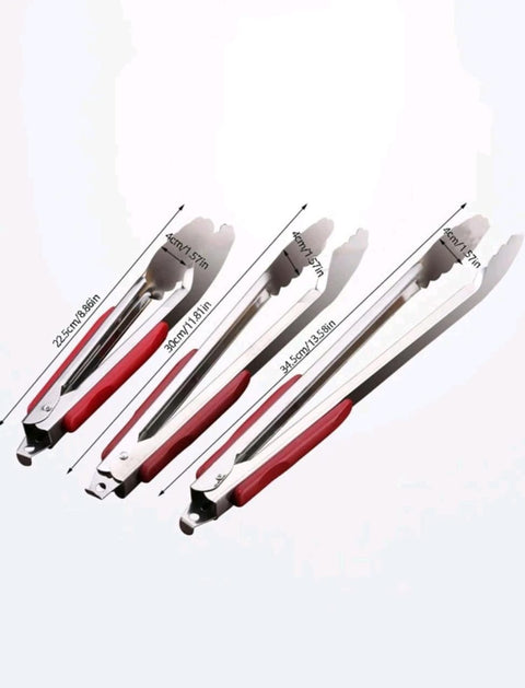 Stainless Steel Food Tongs, Anti-Scalding Kitchen Tool