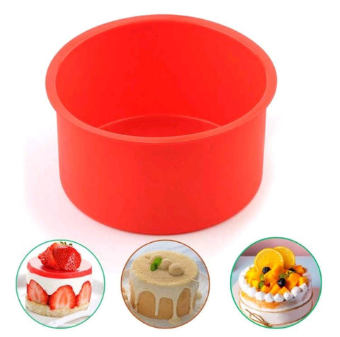 Small Size Silicone Cake Pan,4 inch Cake Mold,Baking Tray,Oven Accessory