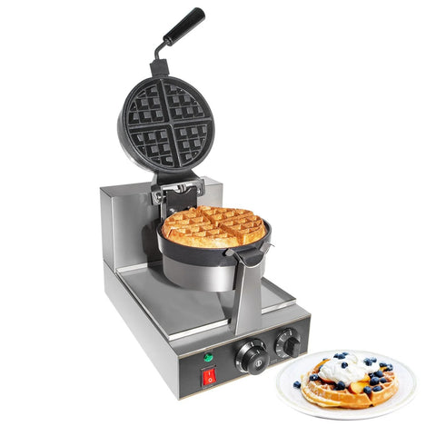Rotary Waffle Maker Electric, Professional Kitchen Appliance