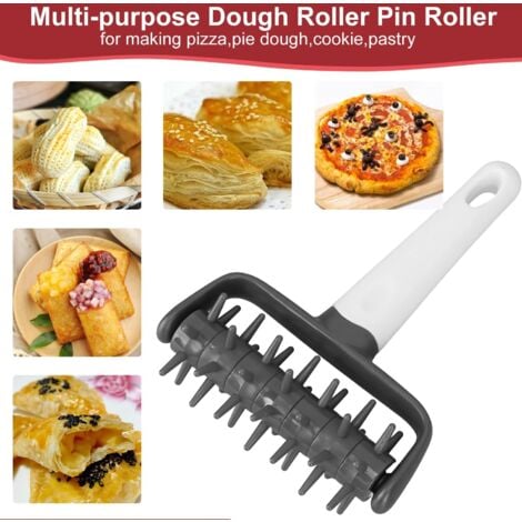 Plastic Dough Grade Pizza Docker Roller Kitchen Baking Tool