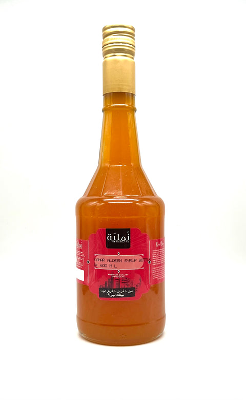 Kamar Aldeen Syrup Bottle, Authentic Apricot Flavor