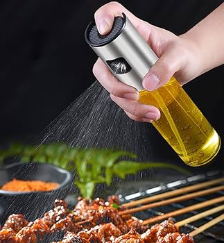 Olive Oil Sprayer For Cooking - Oil Mister Spray Bottle Glass Reusable