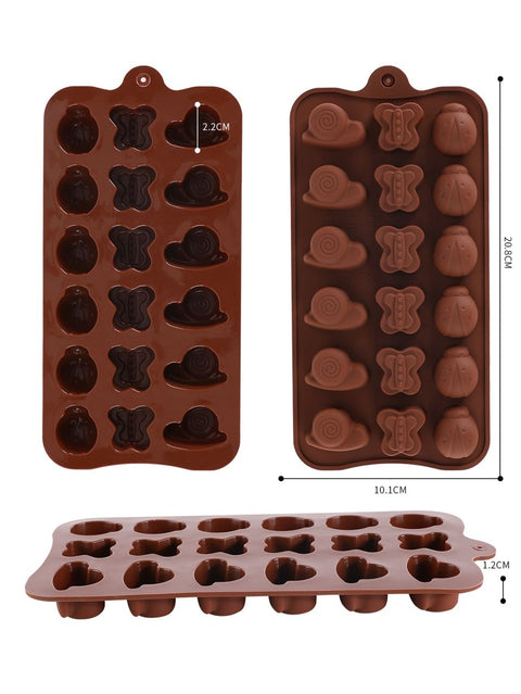 Chocolate Silicone Mold Insect Design, 21cm x 10cm