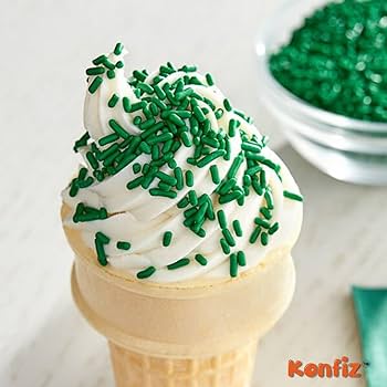 Sprinkles Green - Cake Decoration & Dessert Topping