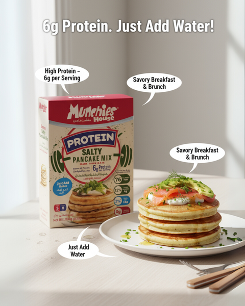 Salty Protein Pancake Mix, Egg-Free, Ready-to-Make