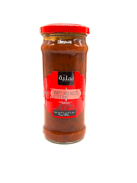 SPAGHETTI SAUCE BASILIC, Rich Tomato & Organic Basil