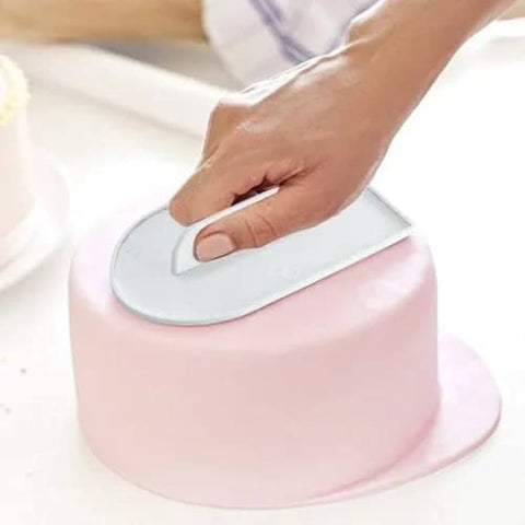 Cake Smoother Dough Cream and Sugar Paste Decor Tool