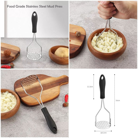 Stainless Steel Potato Masher, Home Kitchen Accessories