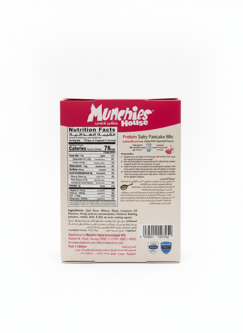 Salty Protein Pancake Mix, Egg-Free, Ready-to-Make