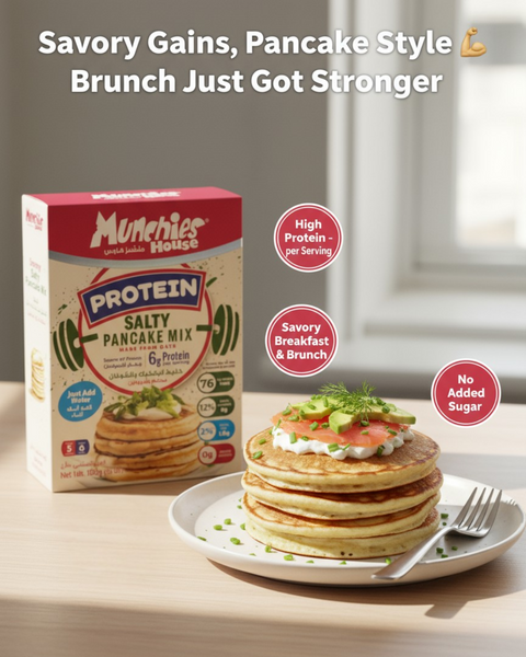 Salty Protein Pancake Mix, Egg-Free, Ready-to-Make