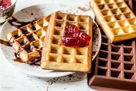 Waffle Making Mold Silicone, 4 Cavity, Non-Stick, Oven & Fridge Safe
