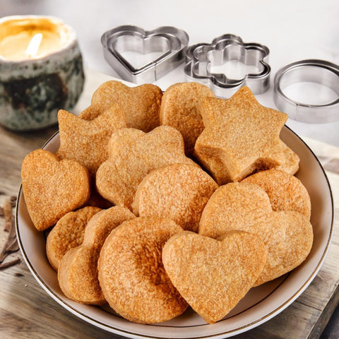 Star-Shaped Plastic Cutter Set (5 PCS) for Baking