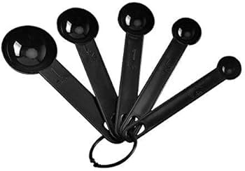 Mesuring Spoon 4 Pieces Black