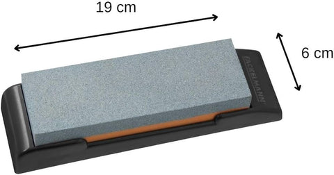 Whetstone for Knives & Scissors + Non-Slip Base