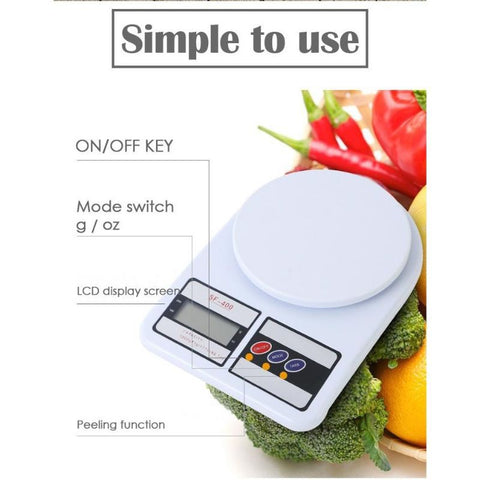 Electronic Kitchen Scale Sf-400, High Precision Weighing Tool