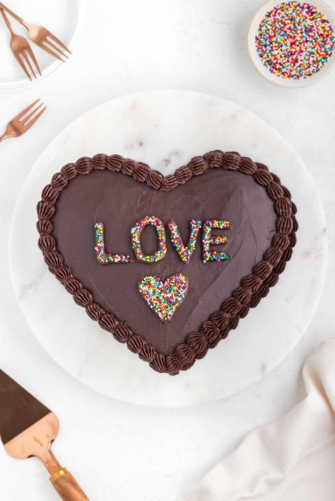Heart Shape Cake Pan 25cm, Non-Stick, Oven & Dishwasher Safe . Dorsch