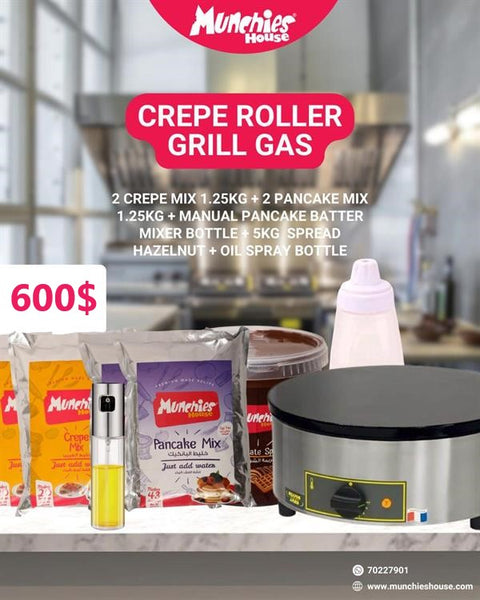 Exclusive Offer: Premium France Crepe Roller Grill Gas– Authentic & Efficient