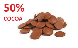 Belgium Coins Real Milk 50% Choco