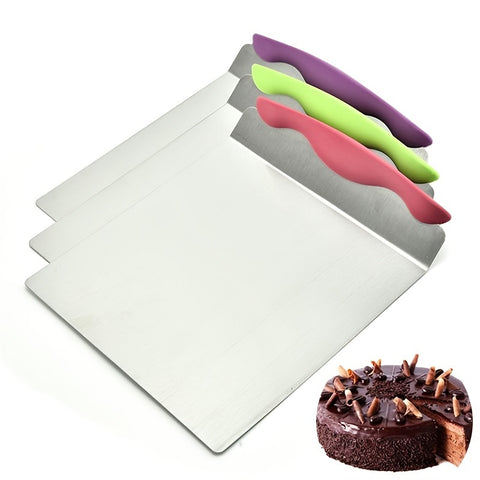 Stainless Steel Cake Lifter, 20.3x26cm, Rustproof, Ergonomic Design