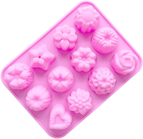 CHOCOLATE SILICON Flower Shape Silicone Mold for Cake Crafting