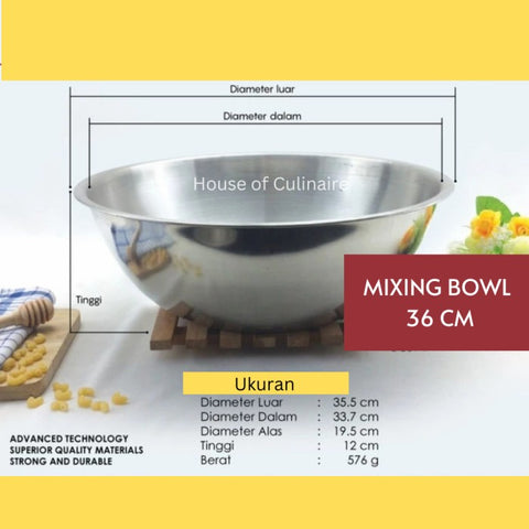 Stainless Steel Mixing Bowls Set for Kitchen and Food Storage
