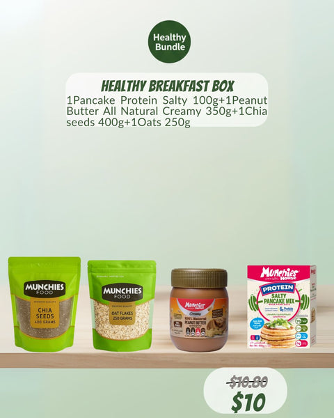 Salty Protein Pancake Mix, Egg-Free, Ready-to-Make