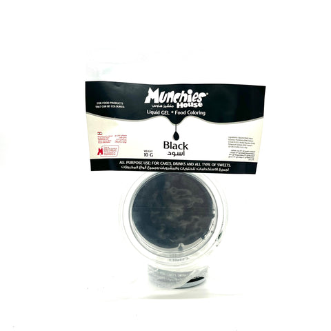 GEL FOOD COLORING BLACK - Vibrant, Professional-Grade, Easy-to-Blend