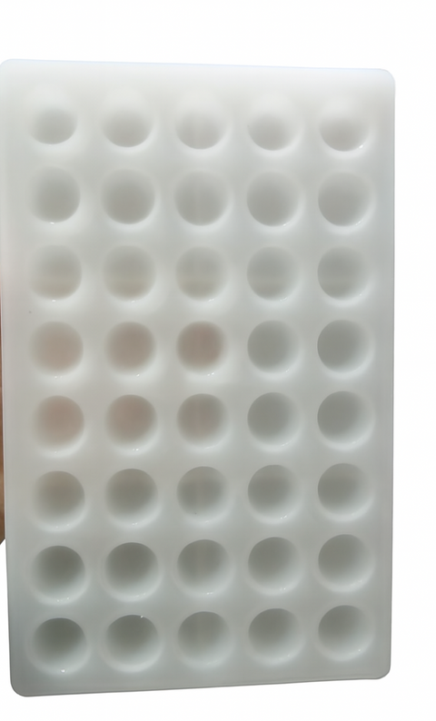 40 Cavities Sphere Ball Polycarbonate Chocolate Mould 27.5x17cm