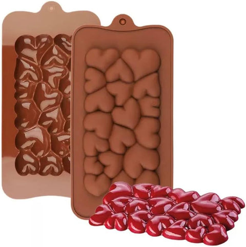Breakable Heart Bar Chocolate Silicone Mold - Perfect for Crafting & Baking