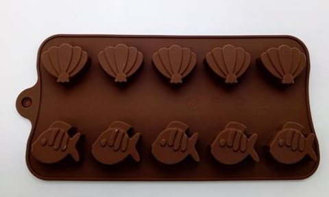 Chocolate Silicone Fish Mold | Non-toxic & Reusable Baking Tool
