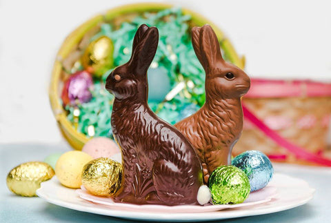 3D Rabbit Chocolate Mold 16 x 25cm, Non-Stick, Easter Baking