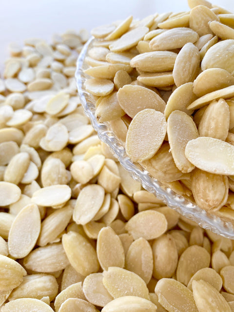 Raw Almonds in Half - Nutrient-Rich, Health-Boosting Snack