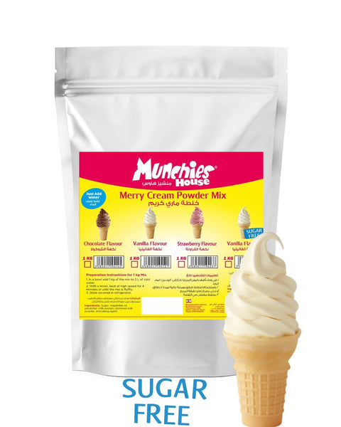 MERRY Cream Powder Vanilla Sugar Free - Effortless & Rich Flavor