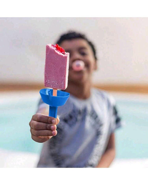 1pc Red Original Drip Free Popsicle Holder Mess Free Frozen Holder Whit Straws
