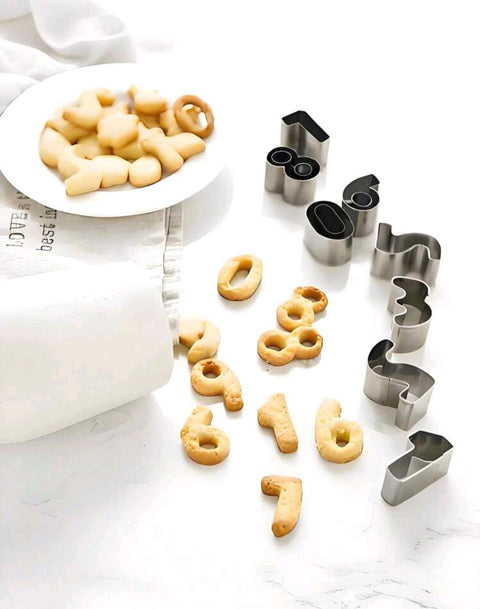 Stainless Steel Letter/Number Mini Cookie Cutter