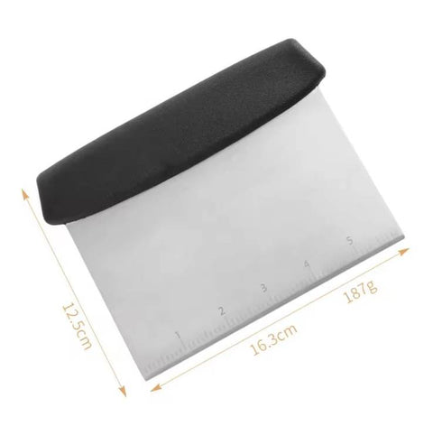 Premium Bench Scraper ,Stainless Steel Dough scraper and Chopper