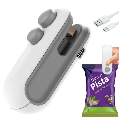 Bag Sealer and Cutter Mini Portable, Compact Heat Seal and Cut, Easy To Use and Store