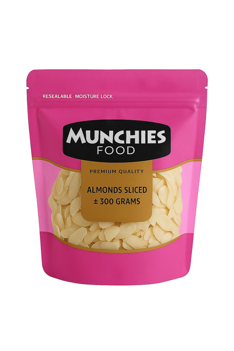 RAW ALMONDS SLICED - Nutrient-Rich, Heart-Healthy Snack