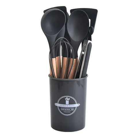 12 Pcs Silicone Cooking Kitchen Utensil Set