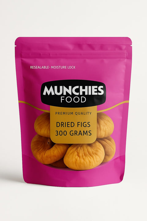 Dried Figs, Munchies Food Brand - High Fiber & Vitamins