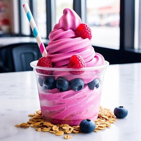 Frozen Yogurt Powder Mix – Mixed Berries Flavor | Home Use