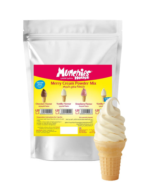 MERRY Cream Powder Vanilla - Effortless & Rich Flavor